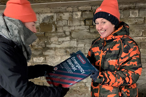 Donating THERMARMOUR Emergency Blankets